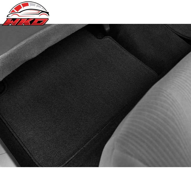 Fits 12-17 Toyota Camry Floor Mats Nylon Black Non-Slip Auto Carpets 4Pcs Set