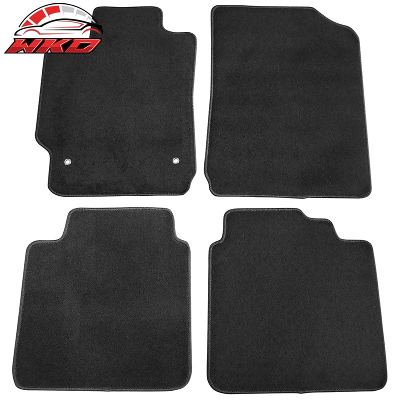 Wholesale 07-11 Toyota Camry Floor Mats Nylon Black Non-Slip Auto Carpets 4PC Set