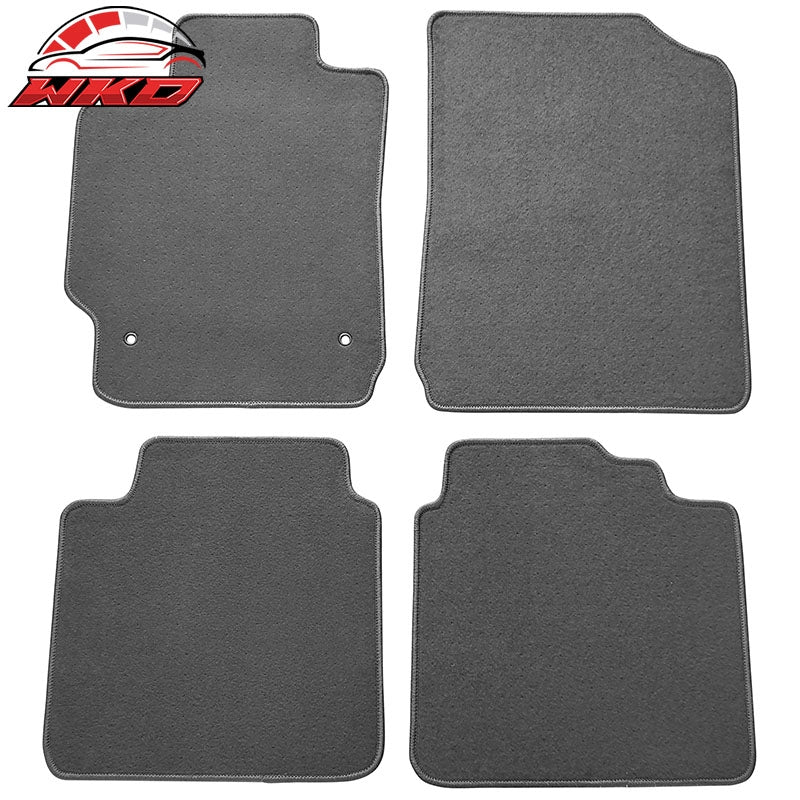Wholesale 07-11 Toyota Camry 4PCS Front Rear Floor Mats Anti-slip Carpets Nylon Grey