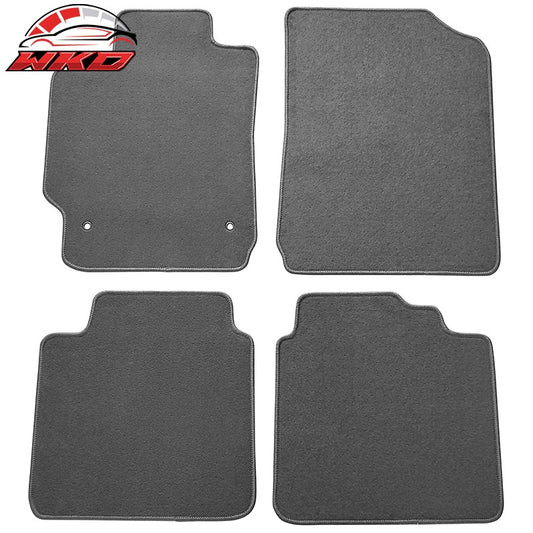 Wholesale 07-11 Toyota Camry 4PCS Front Rear Floor Mats Anti-slip Carpets Nylon Grey