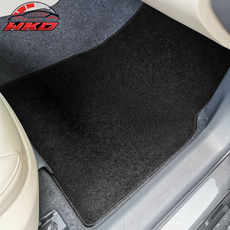 Fits 18-24 Toyota Camry Floor Mats Nylon Black Non-Slip Auto Carpets 4PC Set