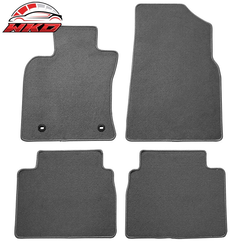 Wholesale 18-24 Toyota Camry Nylon Car Floor Mats Carpet Front & Rear 4PC Set - Grey