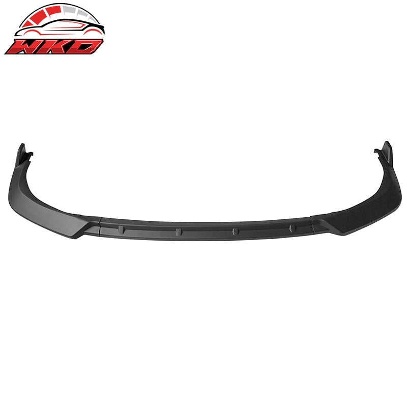Fits 21-24 Toyota Camry LE IKON 3PCS Front Bumper Lip Matte Black