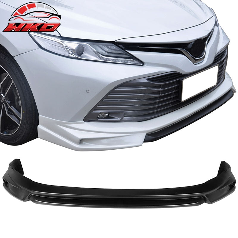 Wholesale 18-20 Toyota Camry LE IKON Style Front Bumper Lip Matte Black - PP