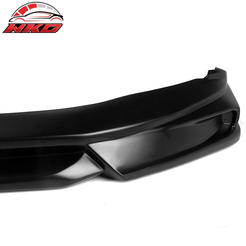 Fits 18-20 Toyota Camry LE IKON Style Front Bumper Lip Matte Black - PP