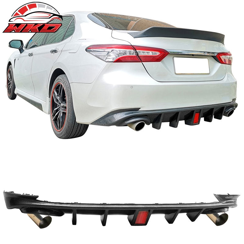 Wholesale 18-24 Toyota Camry LE XLE Rear Bumper Lip Diffuser 3RD Brake Light Tip CFL