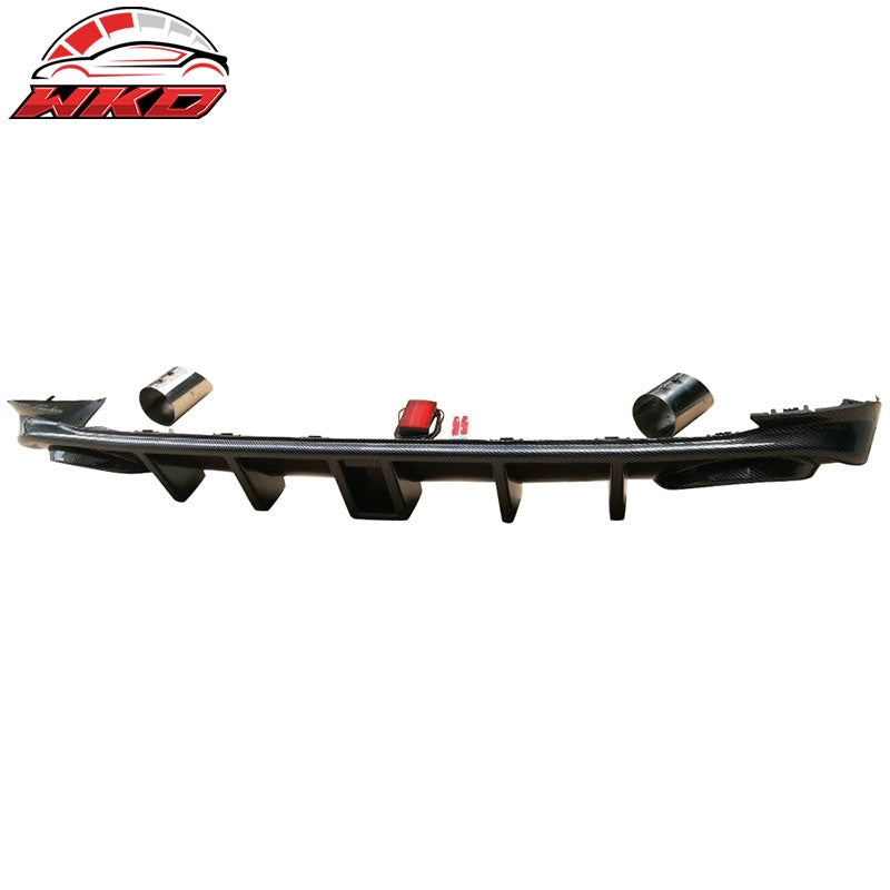 Fits 18-24 Toyota Camry LE XLE Rear Bumper Lip Diffuser 3RD Brake Light Tip CFL