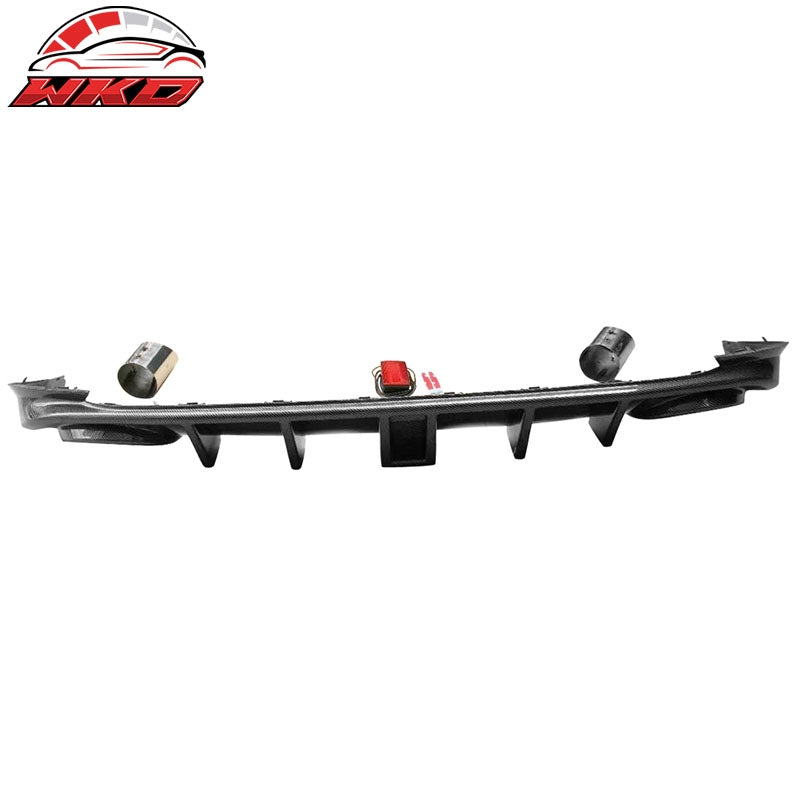 Fits 18-24 Toyota Camry LE XLE Rear Bumper Lip Diffuser 3RD Brake Light Tip CFL