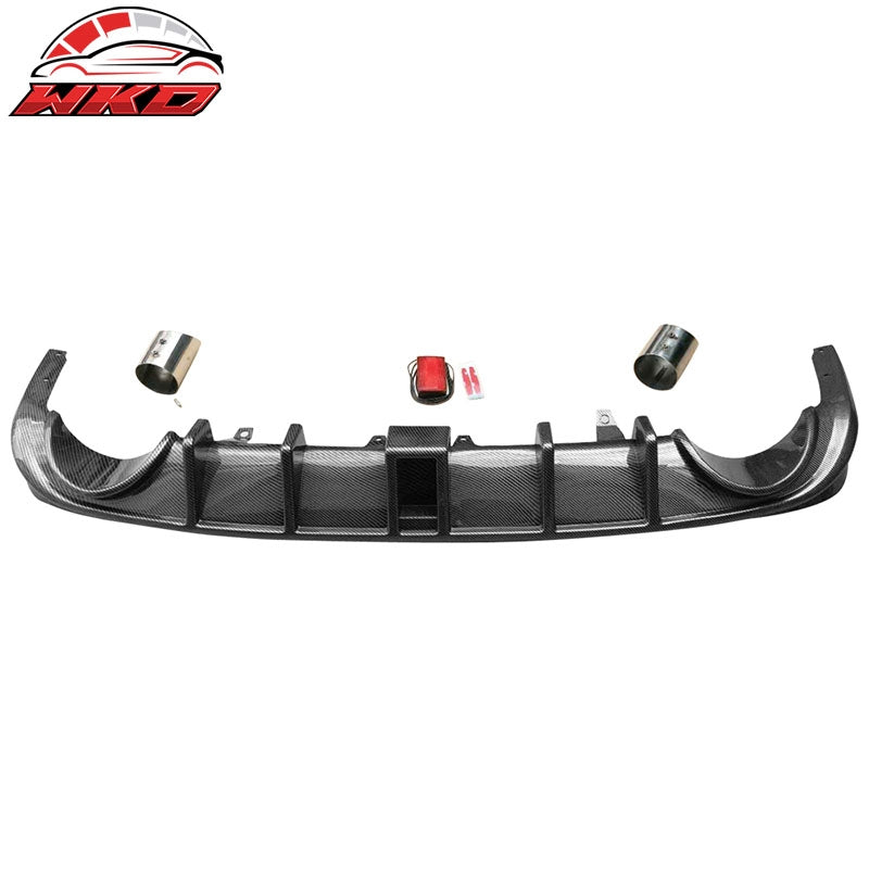 Fits 18-24 Toyota Camry LE XLE Rear Bumper Lip Diffuser 3RD Brake Light Tip CFL
