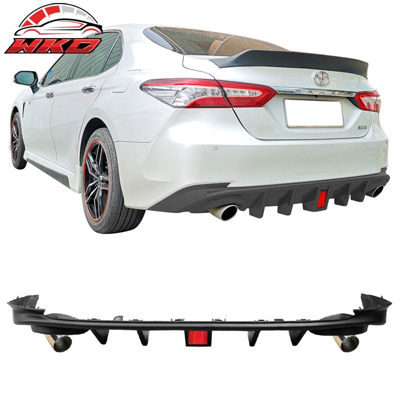 Wholesale 18-24 Toyota Camry LE XLE Rear Bumper Lip Diffuser 3RD Brake Light Tip PP