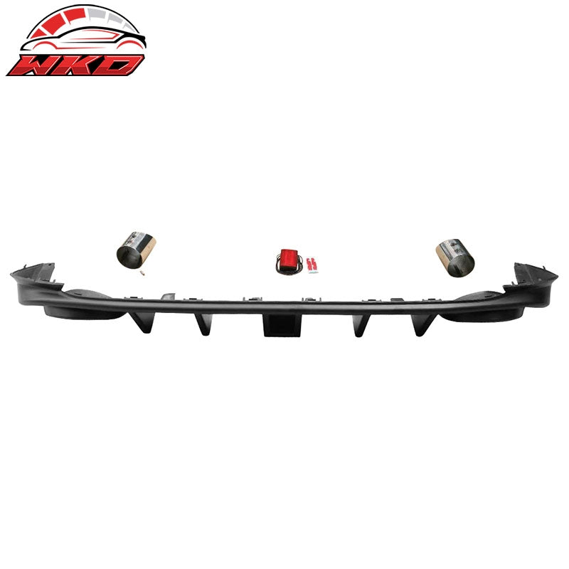 Fits 18-24 Toyota Camry LE XLE Rear Bumper Lip Diffuser 3RD Brake Light Tip PP
