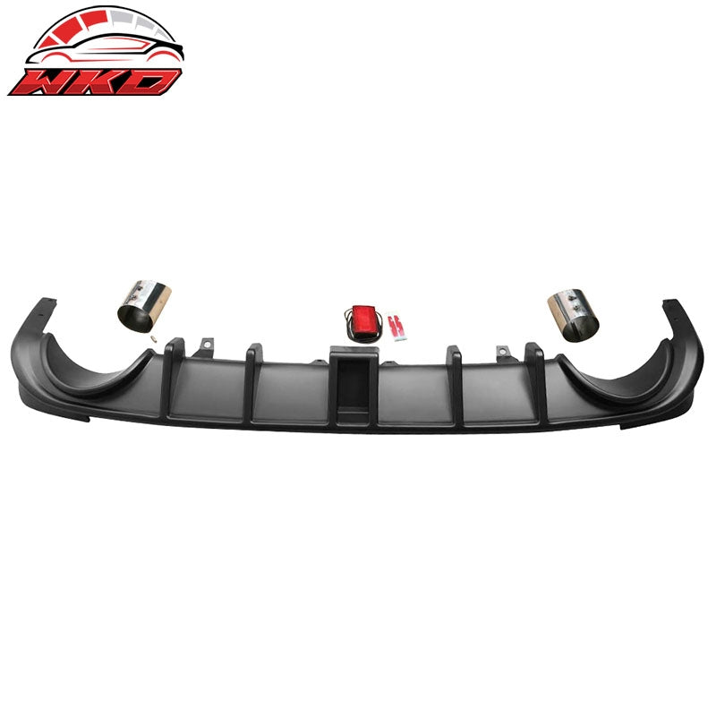 Fits 18-24 Toyota Camry LE XLE Rear Bumper Lip Diffuser 3RD Brake Light Tip PP
