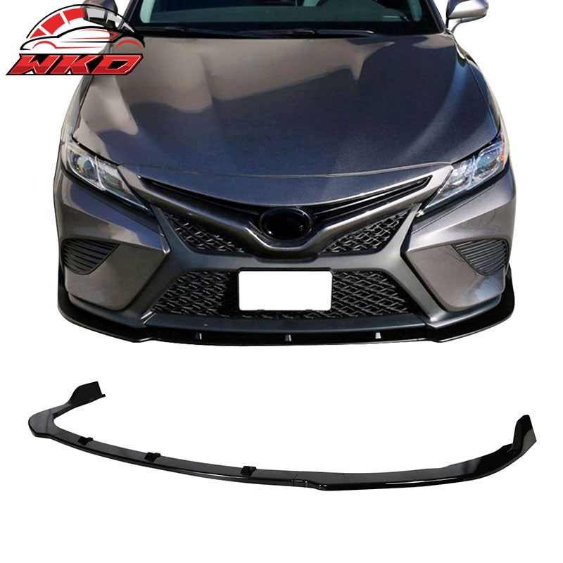 Wholesale 18-20 Toyota Camry SE XSE Gloss Black Front Bumper Lip Spoiler PP 3PCS