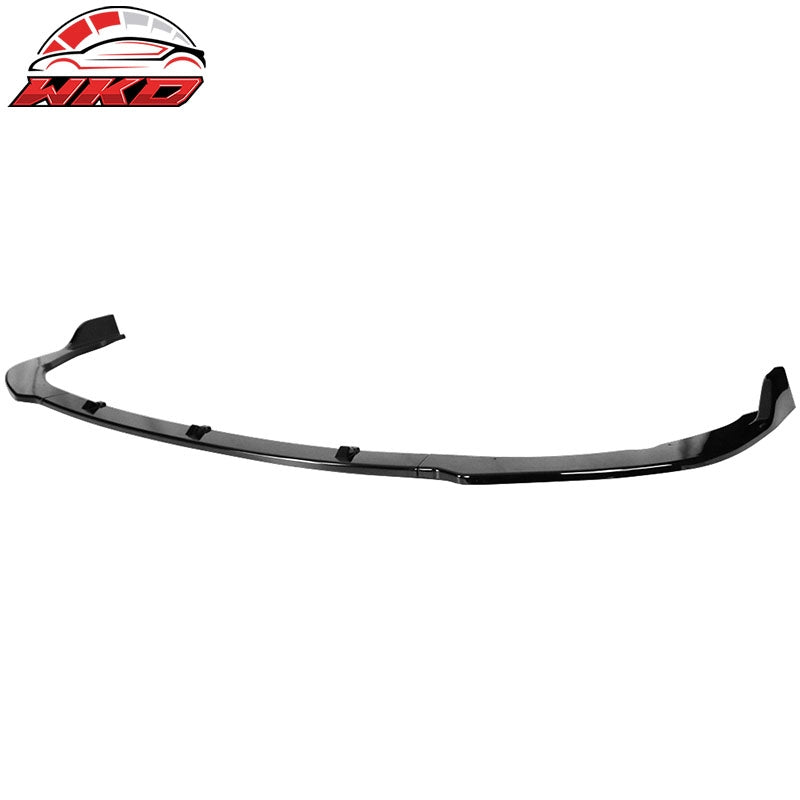 Fits 18-20 Toyota Camry SE XSE Gloss Black Front Bumper Lip Spoiler PP 3PCS