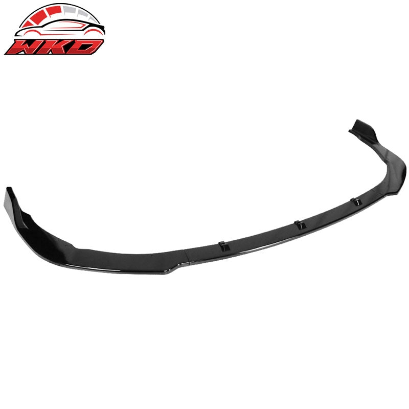 Fits 18-20 Toyota Camry SE XSE Gloss Black Front Bumper Lip Spoiler PP 3PCS