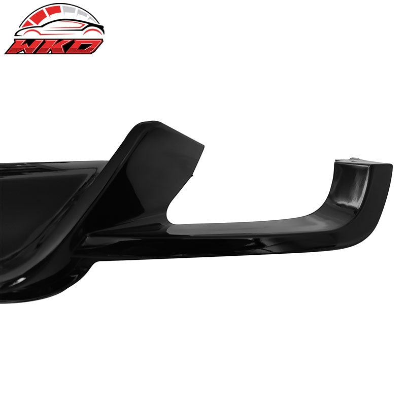 Fits 18-24 Toyota Camry SE XSE Rear Diffuser Lip W/LED Light Lamp - Gloss Black