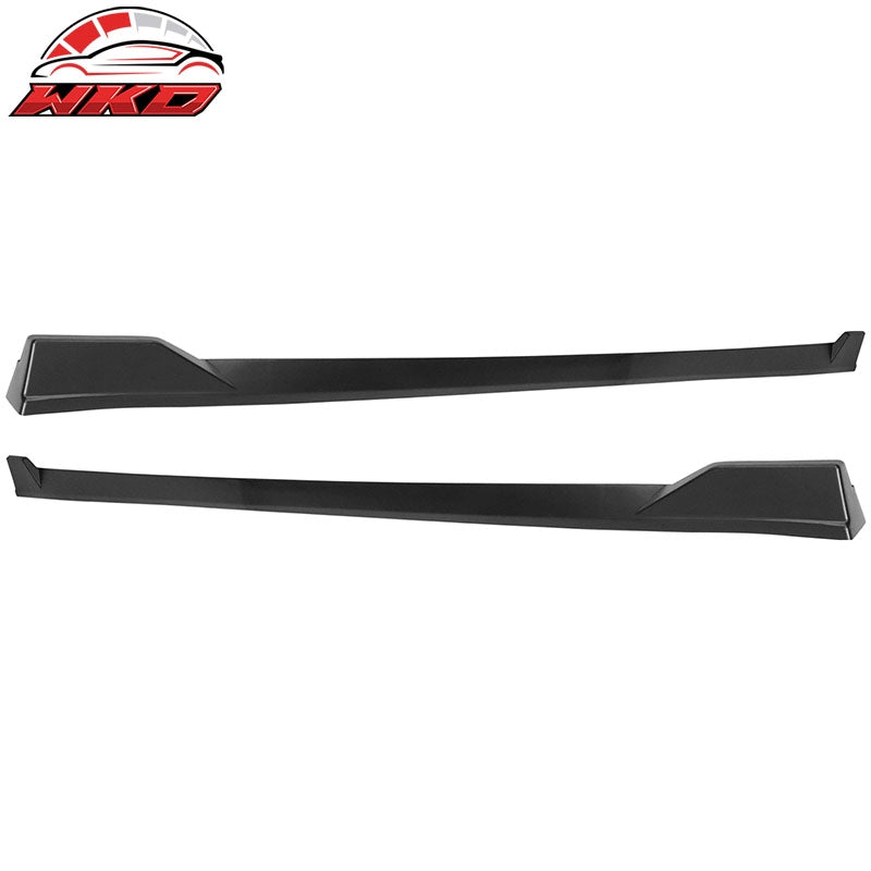 Fits 18-24 Toyota Camry SE XSE Side Skirts TRD Style Rocker Panels Matte Black