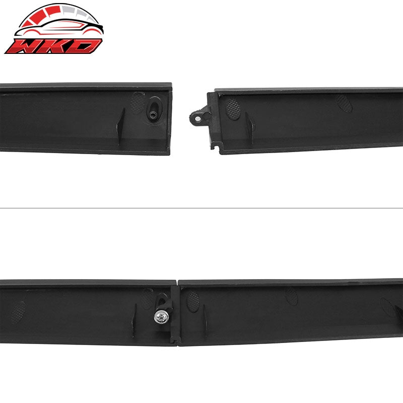 Fits 18-24 Toyota Camry SE XSE Side Skirts TRD Style Rocker Panels Matte Black