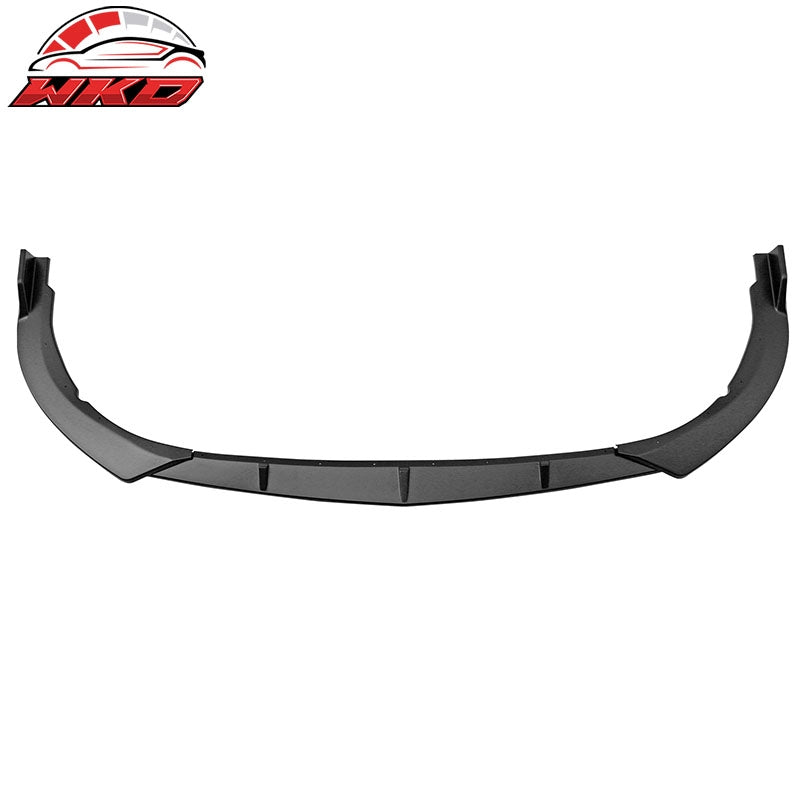 Fits 21-24 Toyota Camry Sedan 4Dr 3PCS Front Bumper Lip Spoiler PP Matte Black