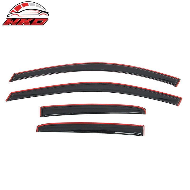 Fits 18-24 Toyota Camry Window Visor in Channel Rain Sun Guard Acrylic Deflector