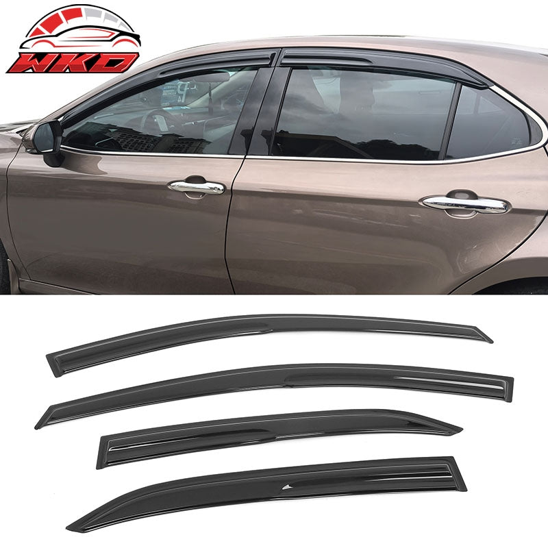 For 18-24 Toyota Camry Window Visor Mugen V2 Style Rain Sun Guard Deflector Vent