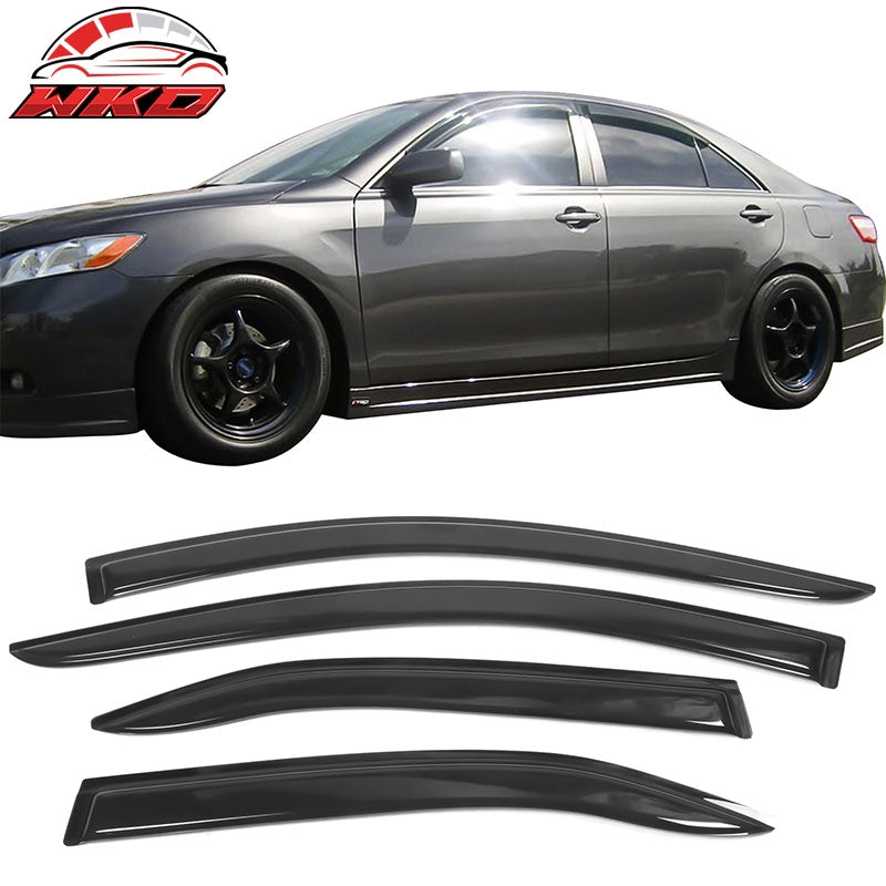 Fits 07-11 Toyota Camry Window Visors Acrylic Sun Guard Rain Deflectors 4PC Set