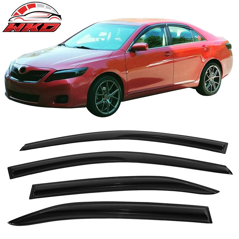 Wholesale 07-11 Toyota Camry Mugen Style Tape on Acrylic 4PC Window Visors Vent Guard