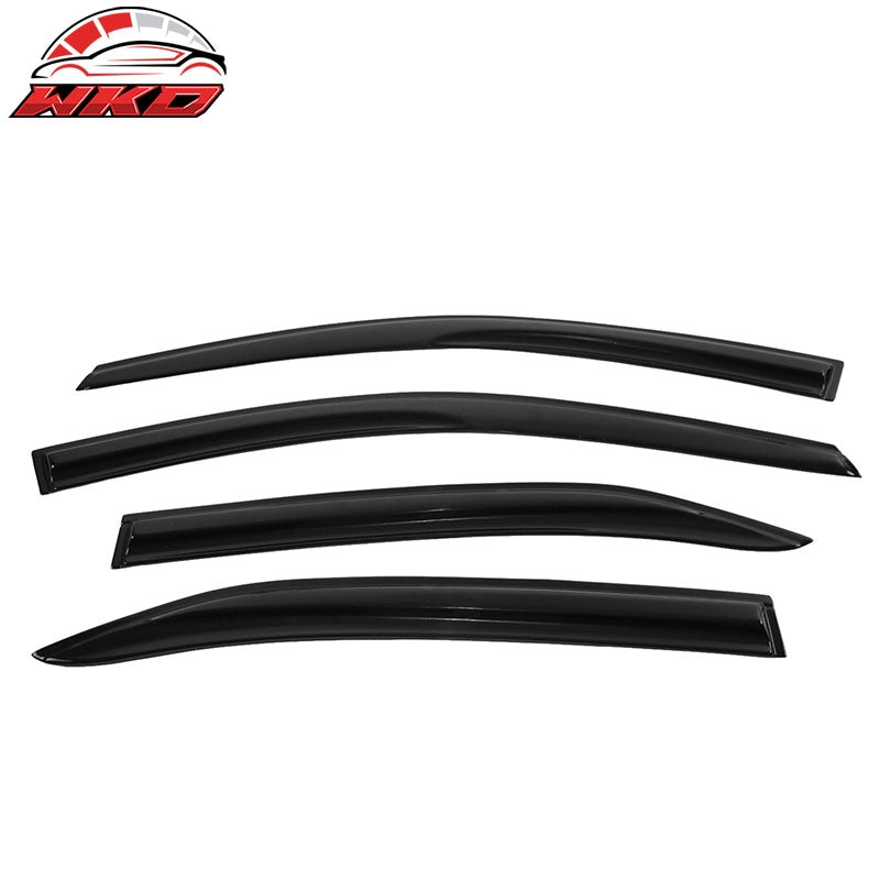 Fits 07-11 Toyota Camry Mugen Style Tape on Acrylic 4PC Window Visors Vent Guard