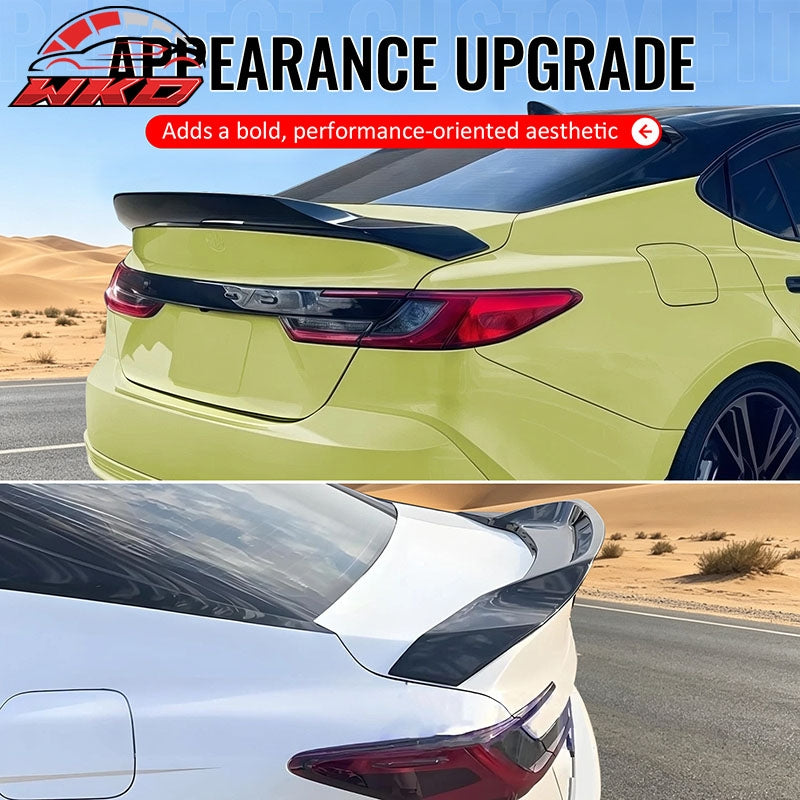Wholesale 2025-2026 Toyota Camry XV80 9th R Style Rear Trunk Spoiler Wing Gloss Black - Wikond Auto
