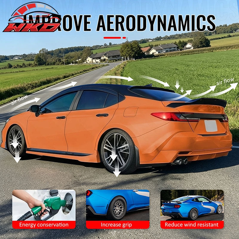 Wholesale 2025-2026 Toyota Camry XV80 9th R Style Rear Trunk Spoiler Wing Gloss Black - Wikond Auto