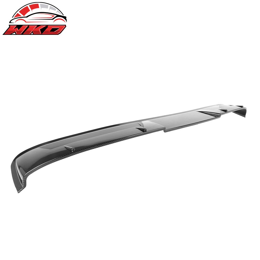 Fits 18-26 Toyota Camry IKON V2 Style Roof Spoiler ABS Carbon Fiber Hydro Dip