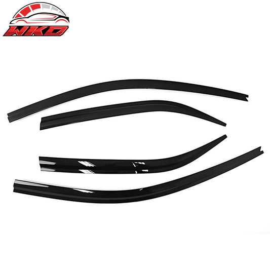 Wholesale 12-14 Toyota Camry Dark Smoke Window Visors Vent Shade Rain Wind Guards ABS