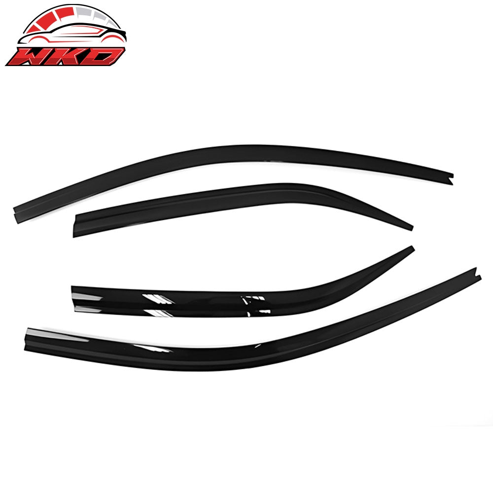 Wholesale 12-14 Toyota Camry Dark Smoke Window Visors Vent Shade Rain Wind Guards ABS