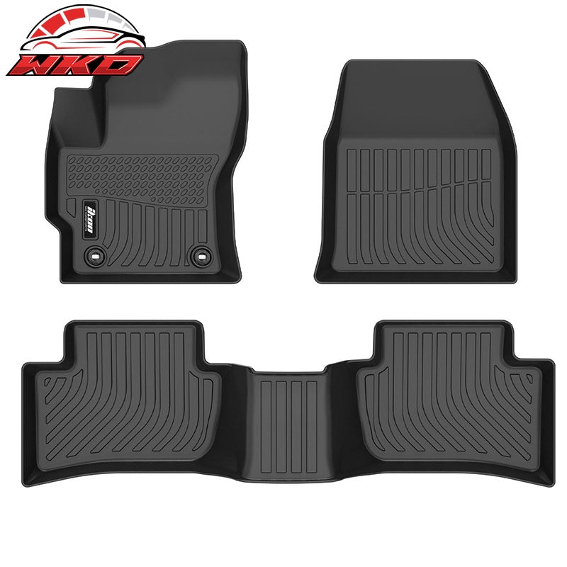 Fits 22-26 Toyota Corolla Cross AWD 3D TPE All Weather Floor Mats + Trunk Mat