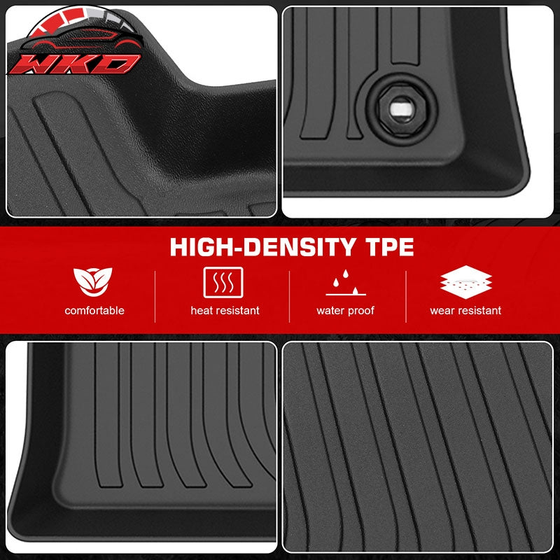 Fits 22-26 Toyota Corolla Cross AWD 3D TPE All Weather Floor Mats + Trunk Mat