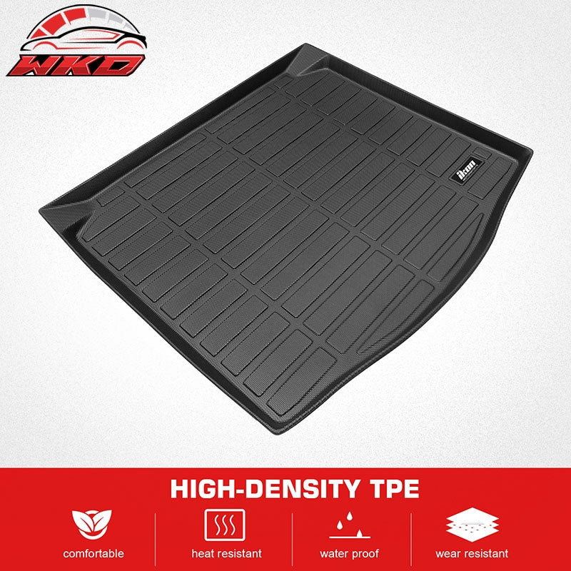 Fits 22-26 Toyota Corolla Cross FWD TPE Trunk Mat Cargo Liner Pad + Cargo Cover