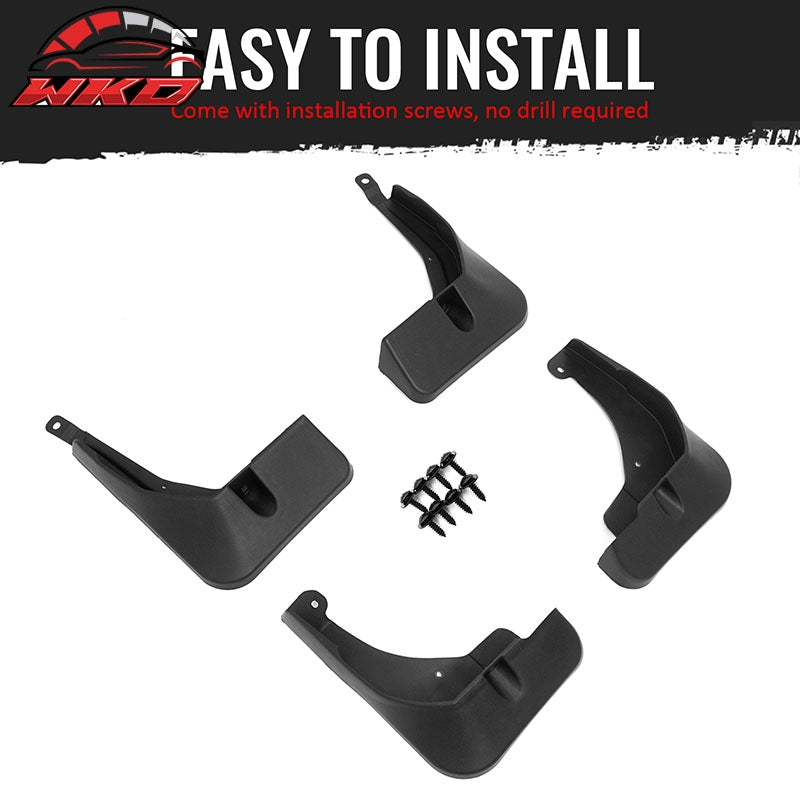 Fits 22-26 Toyota Corolla Cross Front & Rear Fender Mud Flaps Splash Guards PP