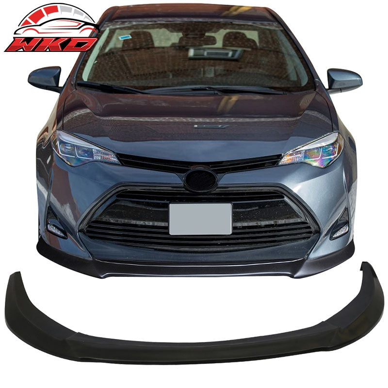 Wholesale 17-19 Toyota Corolla GT Style Unpainted Front Bumper Lip Splitter PU Spoiler