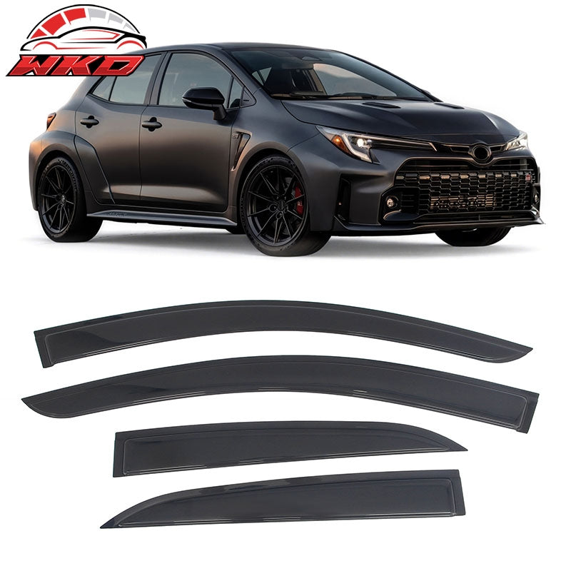 Wholesale 19-26 Toyota Corolla Hatchback & GR Corolla Tape-on Window Visors Deflector