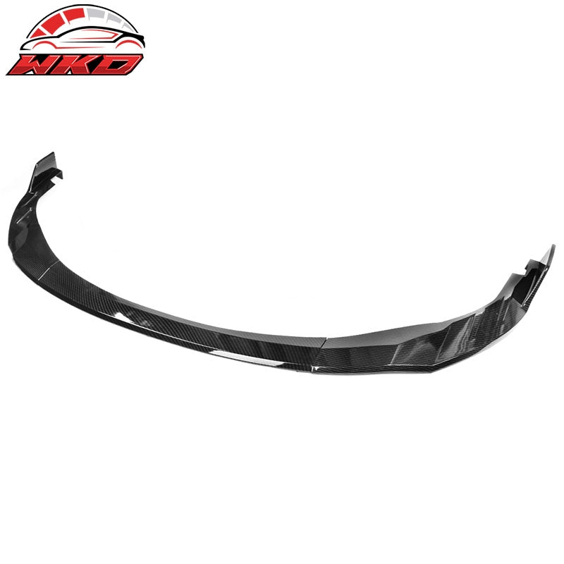Fits 20-26 Toyota Corolla L, LE, XLE, Hybrid Front Bumper Lip Carbon Fiber Print