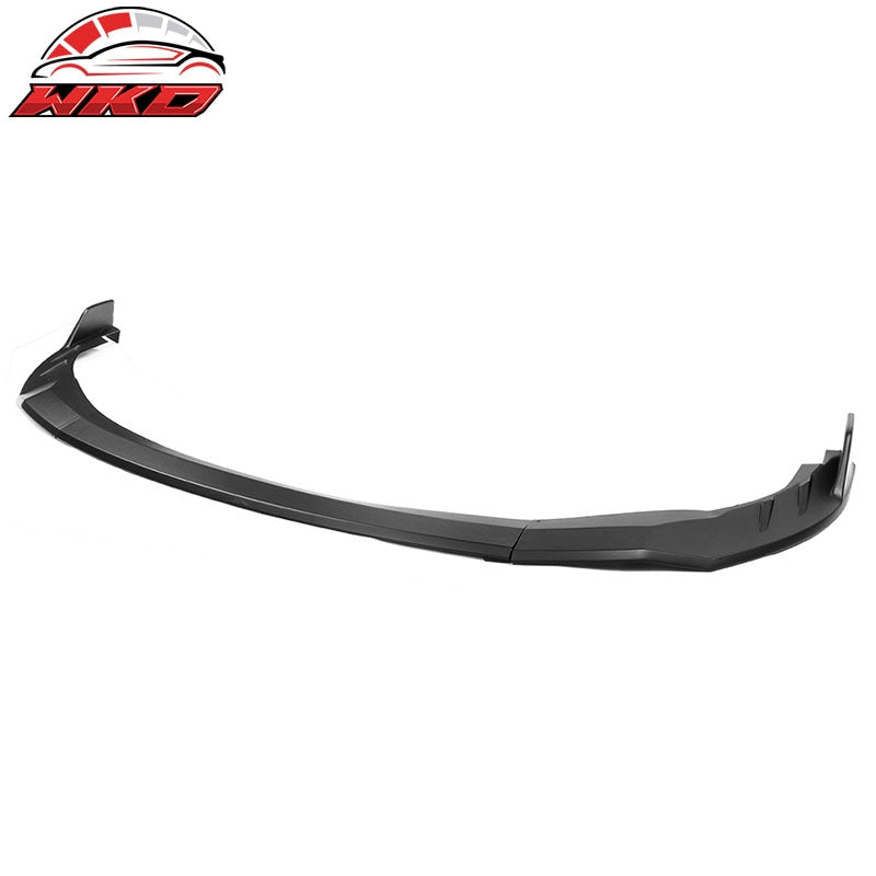 Fits 20-26 Toyota Corolla L LE XLE Hybrid LE Front Bumper Lip Matte Black 3PC