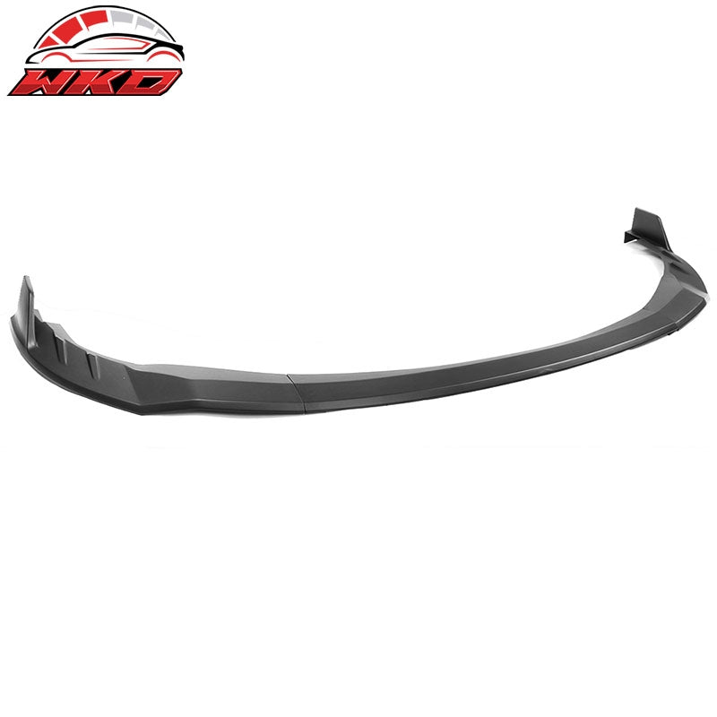 Fits 20-26 Toyota Corolla L LE XLE Hybrid LE Front Bumper Lip Matte Black 3PC