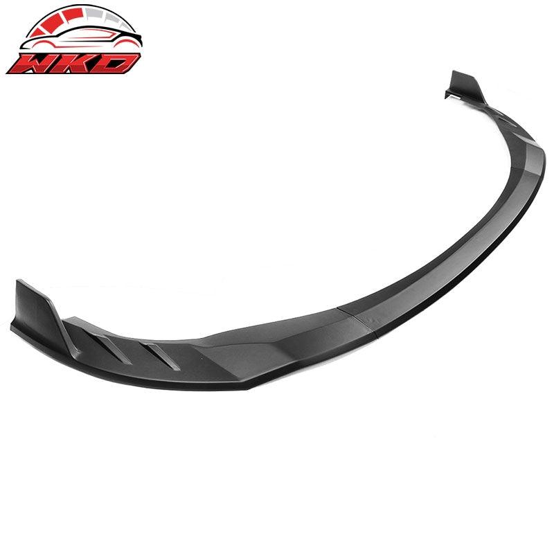 Fits 20-26 Toyota Corolla L LE XLE Hybrid LE Front Bumper Lip Matte Black 3PC