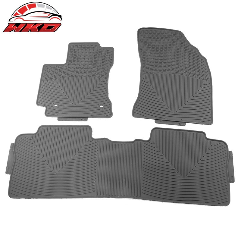 Wholesale 14-19 Toyota Corolla Latex Floor Mats Gray All Weather Car Carpets Liner