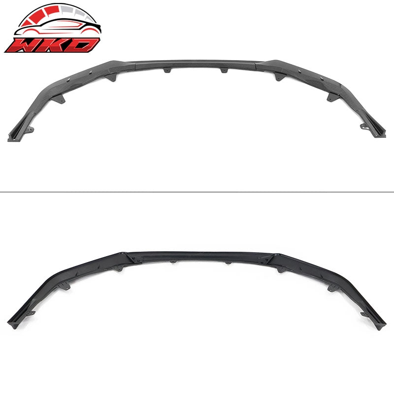 Fits 20-26 Toyota Corolla SE XSE 4D IKON Carbon Fiber Print 3PC Front Bumper Lip
