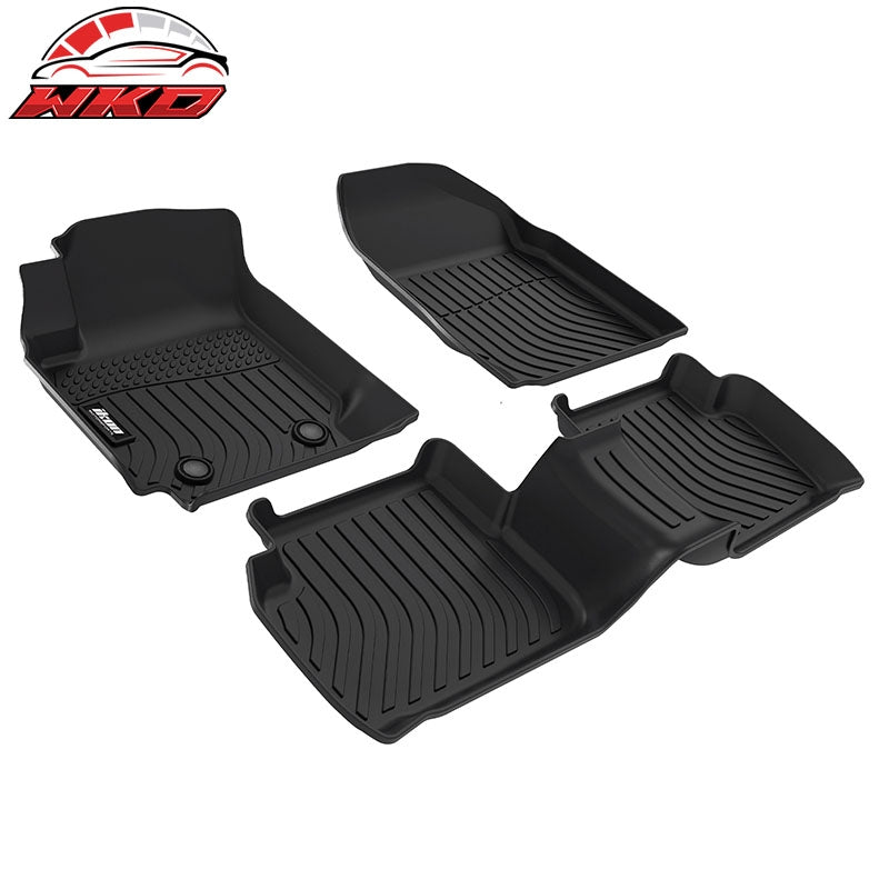 Fits 03-08 Toyota Corolla Sedan 3D Anti-Slip Floor Mats All Weather TPE Carpets