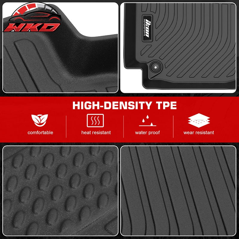 Fits 98-02 Toyota Corolla Sedan 3D Anti-Slip Floor Mats All Weather TPE Carpets