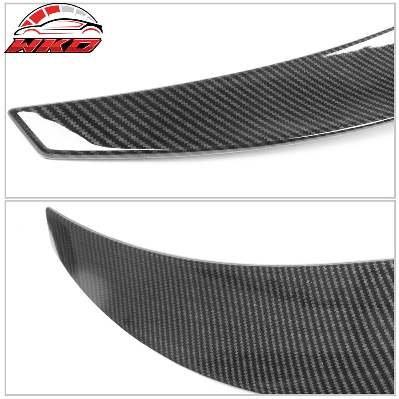 Fits 20-26 Toyota Corolla Sedan IKON Style Trunk Spoiler Wing Carbon Fiber Print