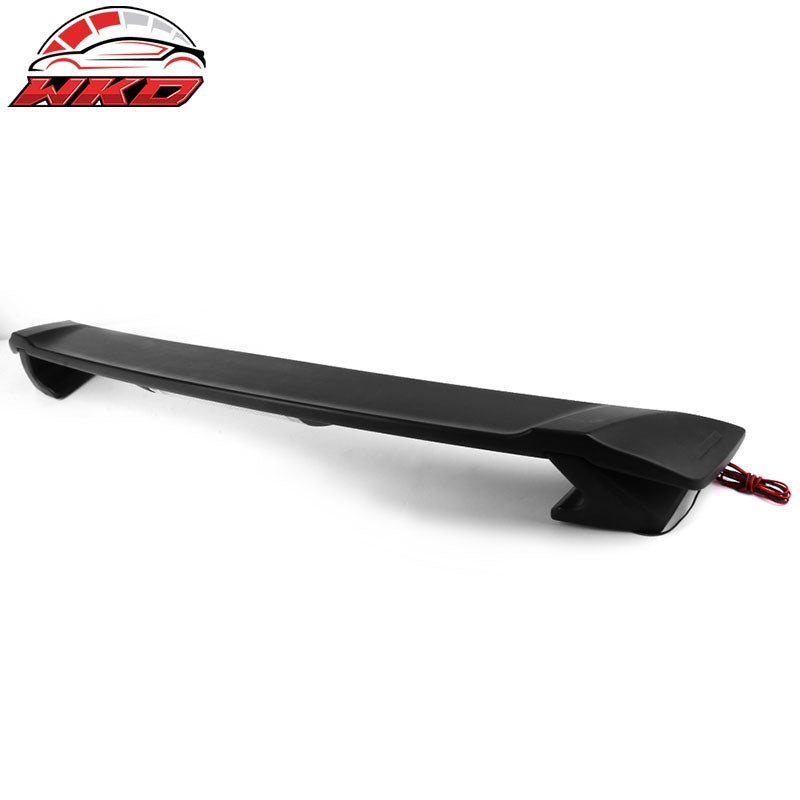 Fits 09-13 Toyota Corolla Sedan Trunk Spoiler & LED 3rd Brake Light Matte Black