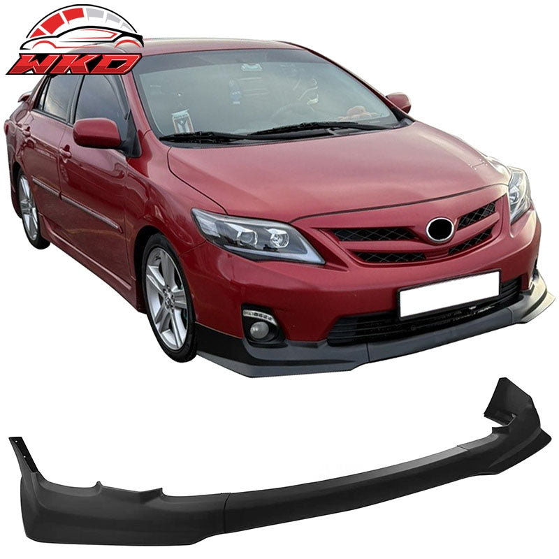Wholesale 11-13 Toyota Corolla T Style Front Bumper Lip Chin Spoiler Matte Black PP